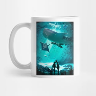 Aquarium Kiss Mug